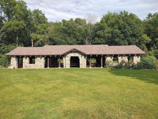 Site Carl Fritz Henning Shelter at Ledges State Park