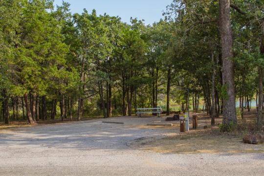 Site 016 at Ray Roberts Lake State Park Johnson Branch